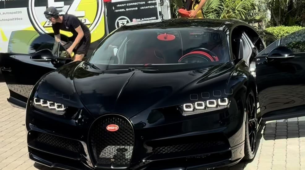 Bugatti Chiron detailed by E-Z Auto Spa 239